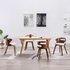 Image de vidaXL Chaises de salle à manger - Crème