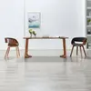 Image de VidaXL Chaises Lot de 2 - Gris / Bois Courbé