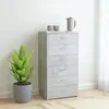 Image de VIDAXL Buffet Gris Béton 50x34x96 cm Bois d'ingénierie