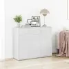 Image de Vidaxl Buffet Blanc Brillant 88x30x70 cm