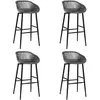 Image de VIDAXL Chaises de Bar Gris x4