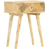 Image de vidaXL Table de Chevet - Bois de Manguier