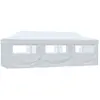 Image de vidaXL Tente de réception escamotable 3x9 m Blanc