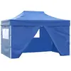 Image de vidaXL Tente de réception pliable 3x4 m - Bleu