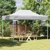 Image de vidaXL Tente de réception pliable professionnelle 280x410x315 cm Acier Blanc