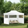 Image de vidaXL Tente Réception Pliable 3x4 m Blanc
