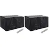 Image de vidaXL Housses mobilier jardin 2 pcs
