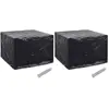 Image de vidaXL Housses de salon de jardin 2 pcs