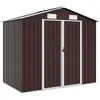 Image de vidaXL Abri de jardin 205x129x183 cm - Acier galvanisé