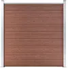 Image de vidaXL Clôture de jardin WPC 180x186 cm - Marron