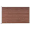 Image de vidaXL Clôture de jardin WPC 175x105 cm Marron