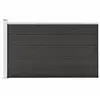 Image de VIDAXL Clôture de jardin WPC 175x105 cm - Gris