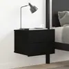 Image de vidaXL Table de chevet noir