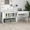 Image de vidaXL Bureau d'angle - Blanc