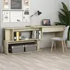 Image de vidaXL Bureau d'angle Chêne sonoma Bois d'ingénierie