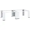 Image de VidaXL Socle lave-linge/sèche-linge double - Blanc