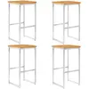 Image de vidaXL Chaises de bar lot de 4