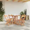 Image de vidaXL Table pliable papillon 120x70 - Bois teck