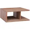 Image de vidaXL Table basse - Teck massif 70x70x30cm