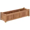 Image de Lit surélevé 100x30x25 cm bois de teck solide