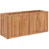 Image de vidaXL Lit Surélevé de Jardin Bois de Teck