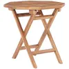 Image de vidaXL Table pliable de jardin 45x45x45 cm - Bois de teck