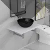 Image de vidaXL Meuble salle de bain 2 pièces Blanc
