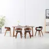 Image de vidaXL Chaises à manger - Gris foncé