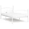 Image de VidaXL Cadre de lit Blanc 90x200 cm - Métal