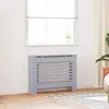 Image de vidaXL Cache-radiateur MDF Anthracite 112 cm