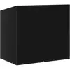 Image de vidaXL Housse de balancelle 180x117x170 Noir