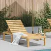 Image de vidaXL Chaise longue Bois de Pin
