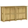 Image de vidaXL Jardinière surélevée Bois de pin 196 cm