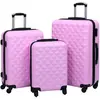 Image de vidaXL Ensemble de valises - Rose