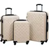 Image de vidaXL Ensemble valises rigides ABS - Doré