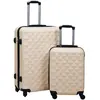 Image de vidaXL Valises rigides 2 pcs - Doré