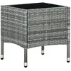 Image de vidaXL Table de jardin 40x40x45 cm - Gris