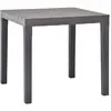Image de vidaXL Table de jardin - Moka