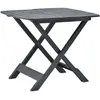 Image de vidaXL Table pliable de jardin - Anthracite - Plastique