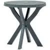 Image de VidaXL Table de bistro - Blanc