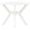 Image de vidaXL Table de bistro Blanc 70x70x72 cm