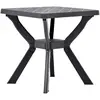 Image de vidaXL Table de bistro Anthracite 70x70x72 cm