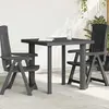 Image de vidaXL Table de jardin Anthracite - 80x75x72 cm