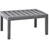 Image de vidaXL Table de jardin Moka - 78x55x38 cm