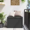 Image de vidaXL Boîte de rangement Anthracite 78x44 cm