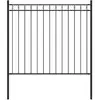 Image de vidaXL Clôture de jardin en cercle - Acier 1,7x0,8 m