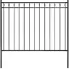 Image de vidaXL Clôture de jardin en cercle - Acier 1,7x1 m