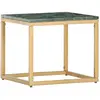 Image de VidaXL Table basse vert 40x40x35 cm pierre et marbre