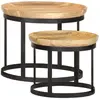 Image de vidaXL Tables d'appoint rondes