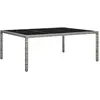 Image de vidaXL Table à manger d'extérieur Gris 46130